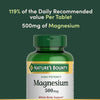Nature’s Bounty Magnesium 500mg Tablets