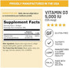 Vitamin D3 5000 IU – Immune & Bone Support
